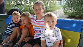 Flüchtlingskinder aus der Ukraine in Eichstätt. Foto: Geraldo Hoffmann